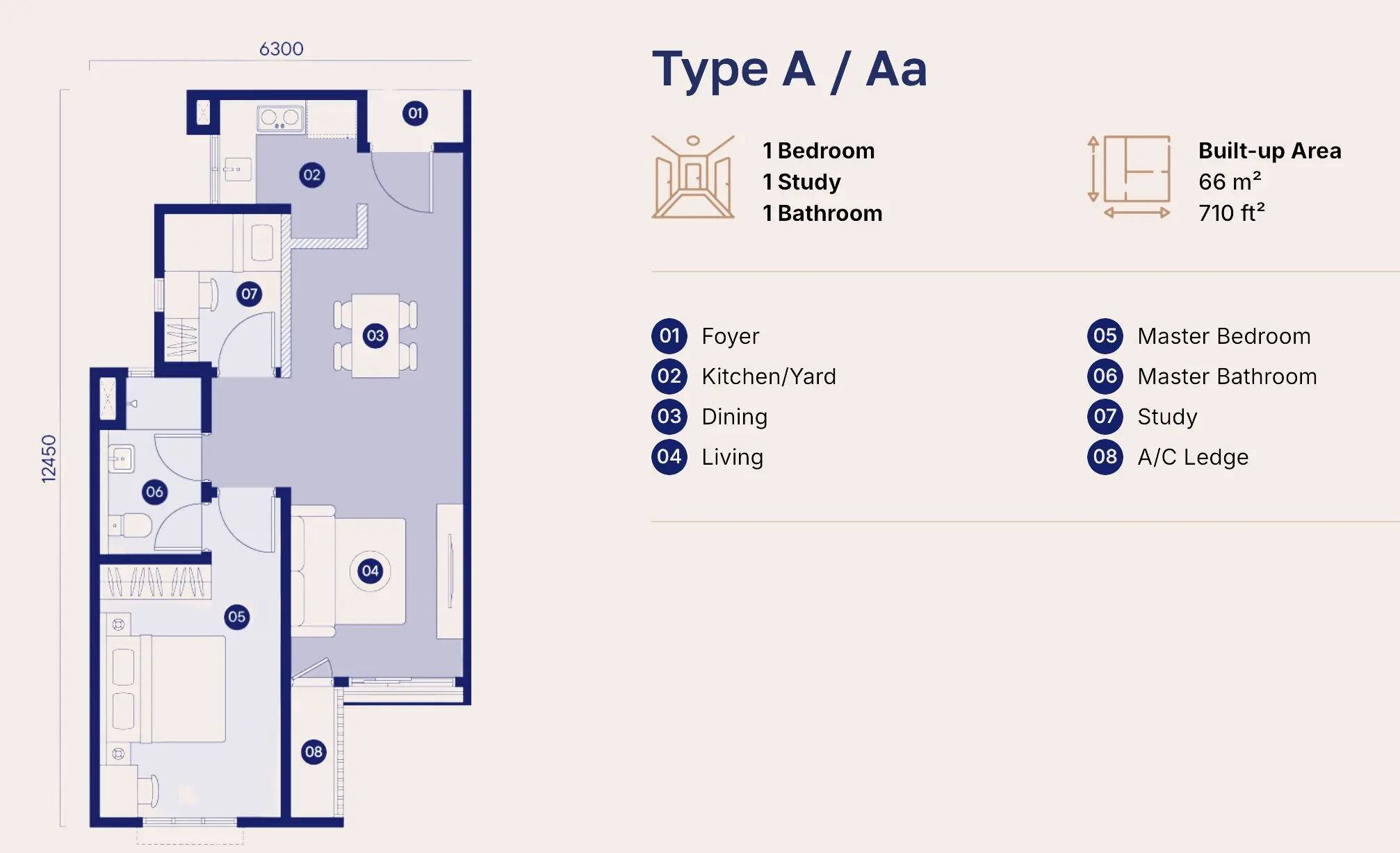 Tuju Layout Type A/Aa
